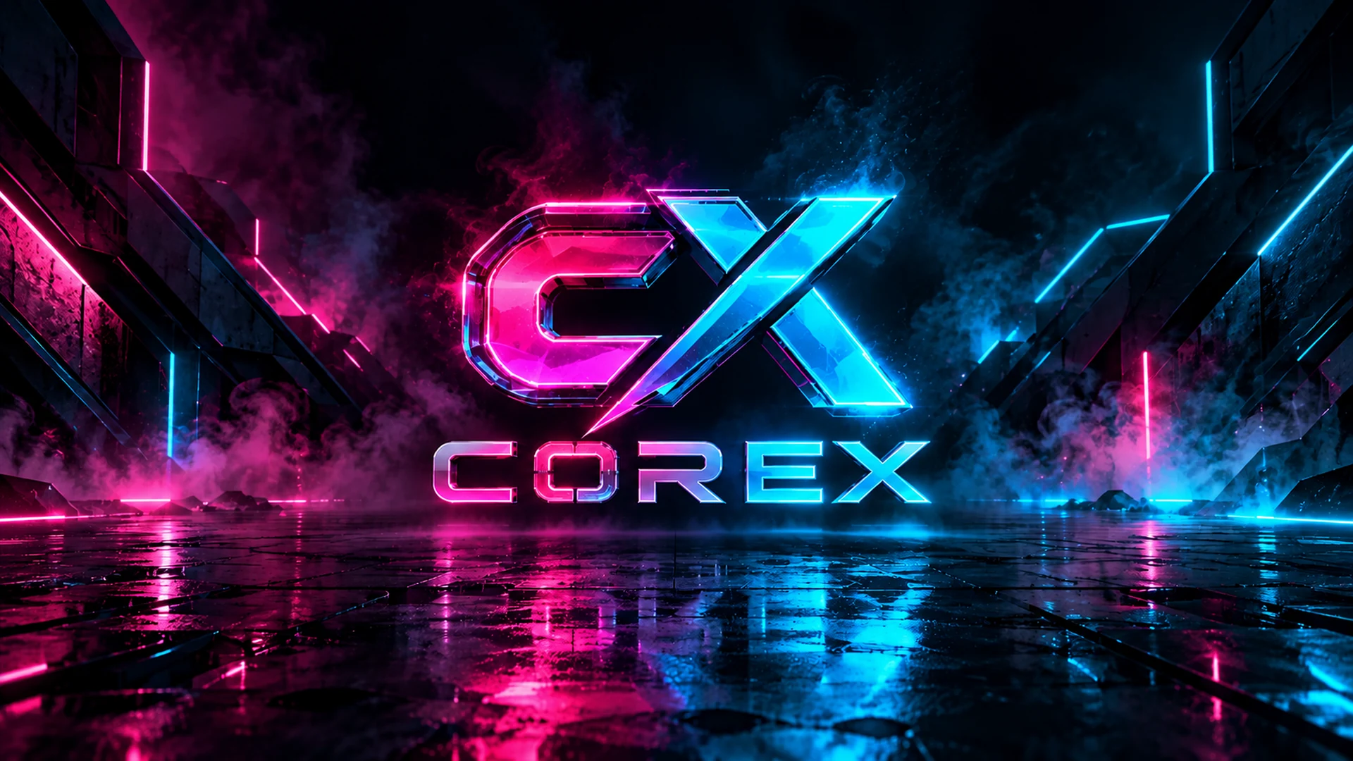 CX TWEAKS neon brand wallpaper